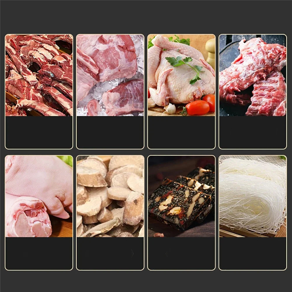 Commercial Manual Slicers for Frozen Meat Bone Minced Lamb Chicken Duck Fish Cutting Stainless Steel Bone Meat Cutting Machine