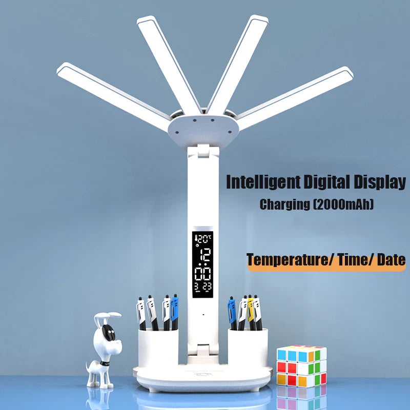 3in1 Multifunction Table Lamp LED Four-headed Folding
