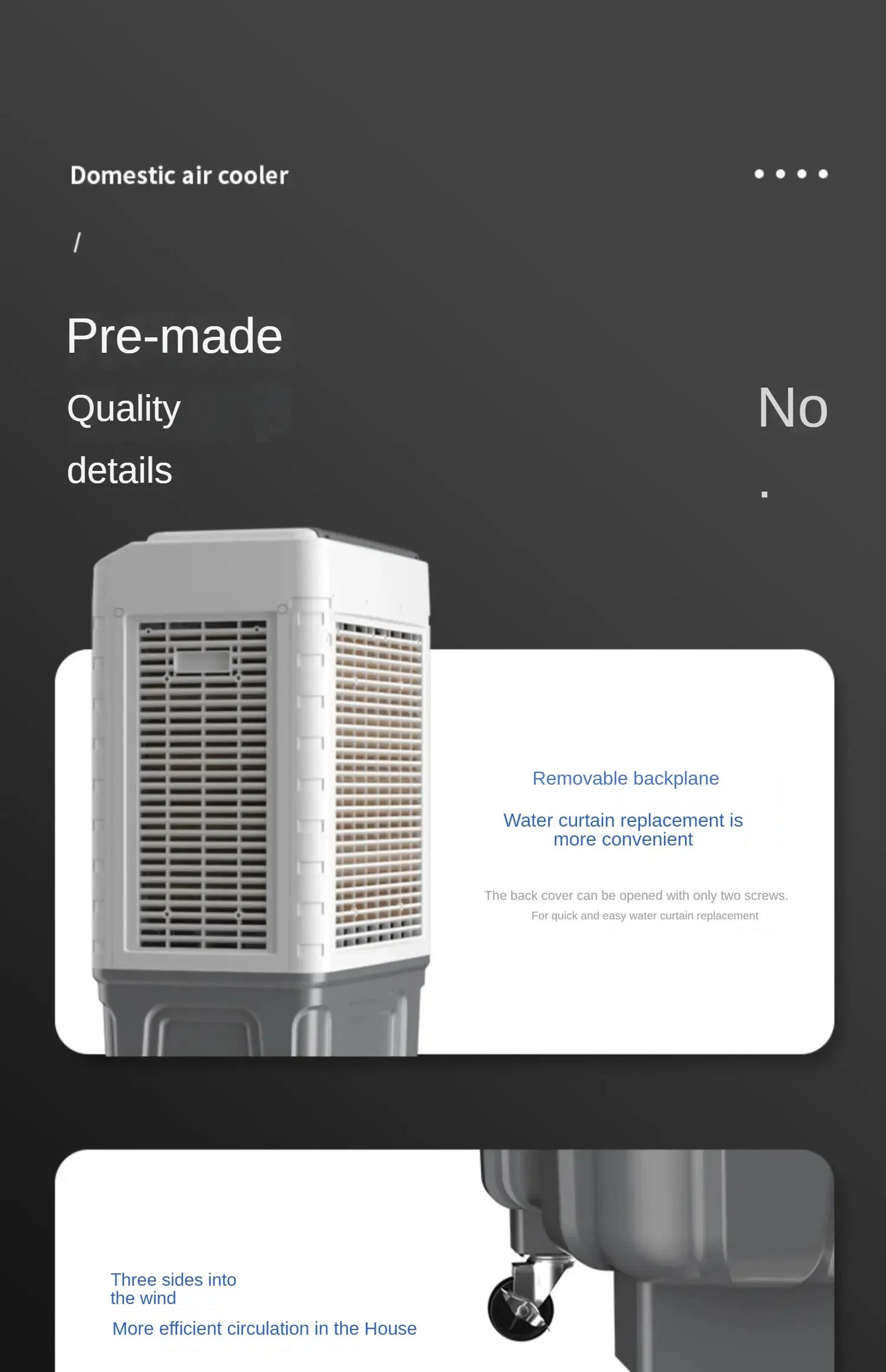 Air Cooler Large Industrial Water Cooler Evaporative Water Cooling Air Conditioner Fan Household Fan Mini Aire Acondicionado