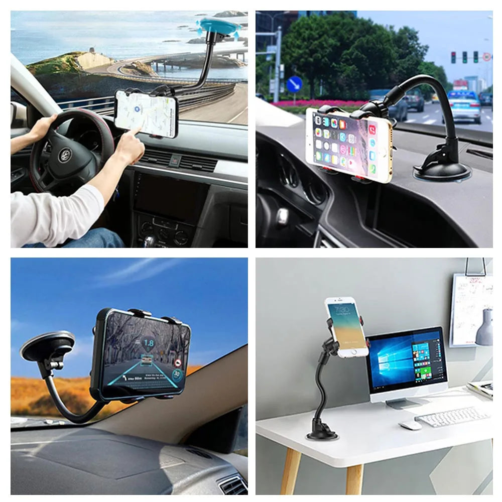 360° Rotating Car Phone Holder Universal Windshield Dashboard