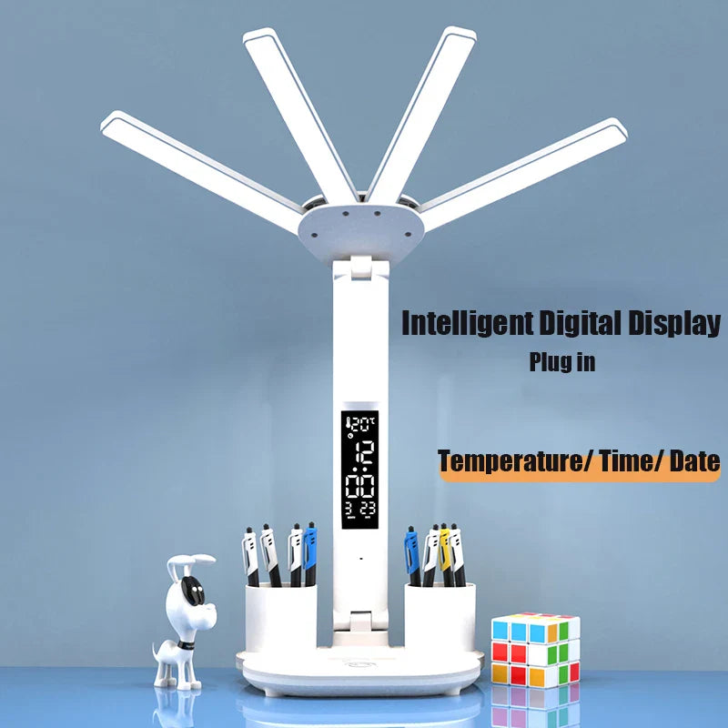 3in1 Multifunction Table Lamp LED Four-headed Folding
