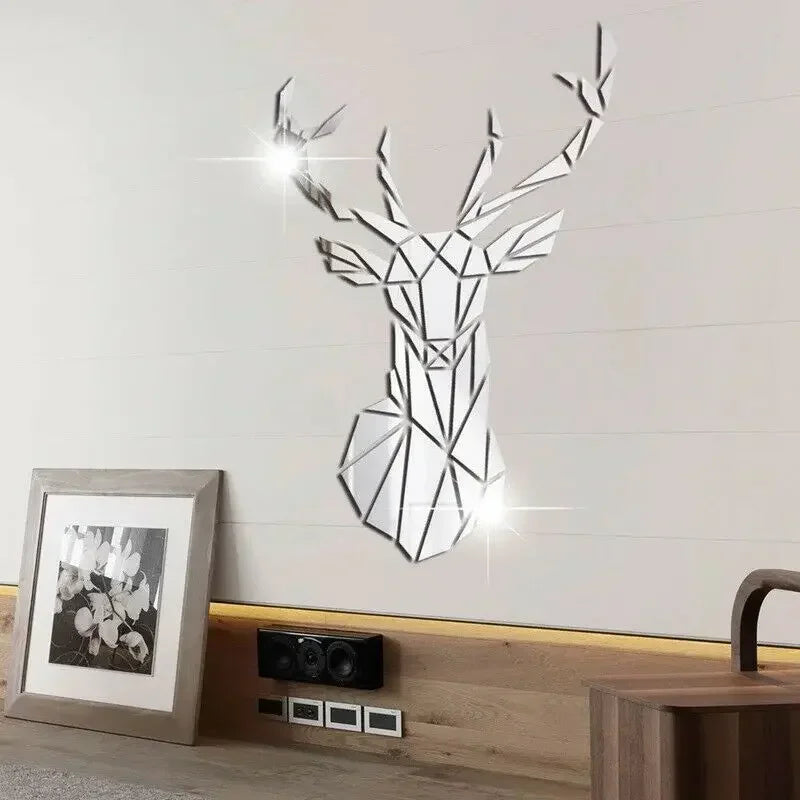 3D Mirror Wall Stickers Nordic Style