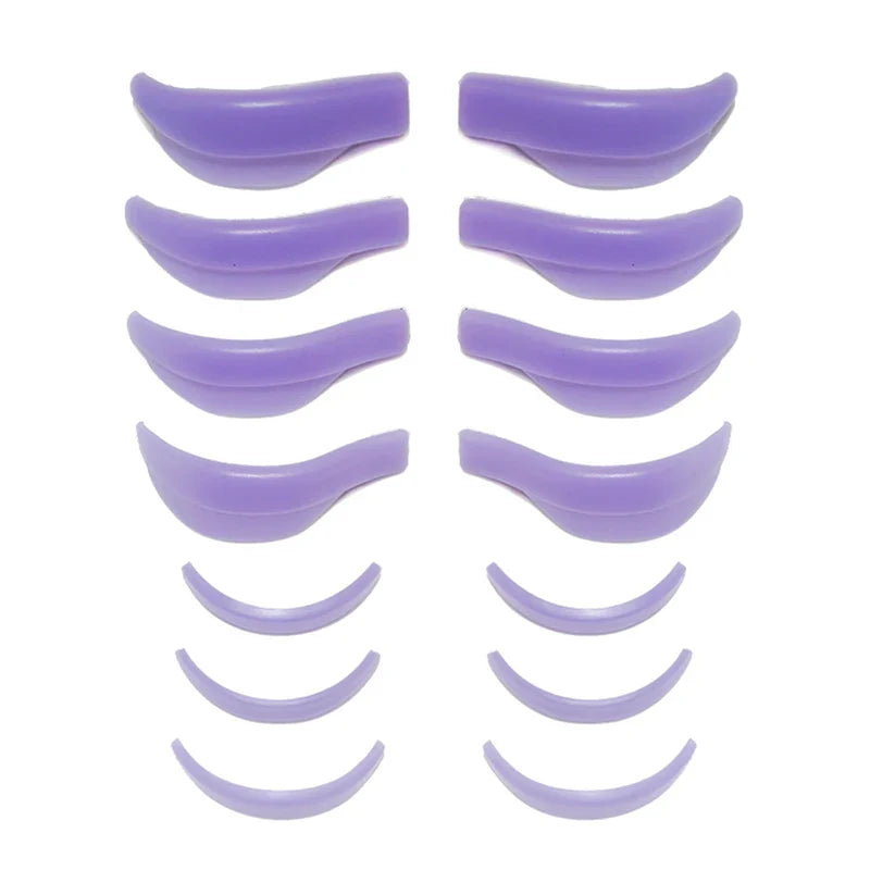 7Pair Silicone Eyelashes Curl Pads Set Y Eyelashes Brush Clean Comb Eye Lash Extension Perm Tools Eyelash Lifting Kit Accessorie