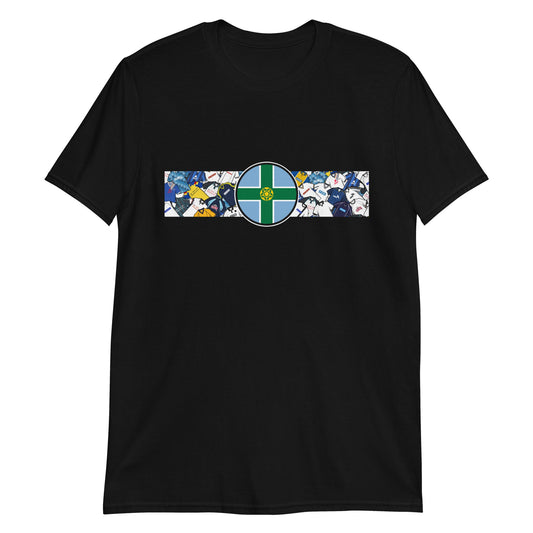 Derbyshire Flag & Derby Football Retro Jerseys Unisex T-Shirt