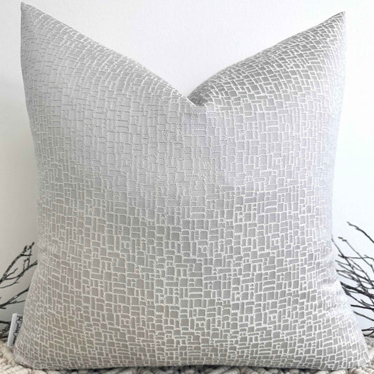 The Couture Cushion - The Silver Zegna - Style No. 132