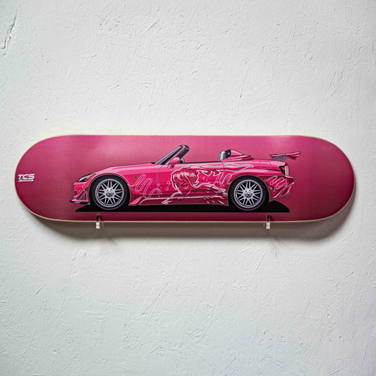 Suki's 2 F and 2 Finspired Skate Deck Wall Art