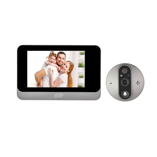 Smart Life 1080P WiFi Door Bell Eye Peephole Camera 5000mAh Battery