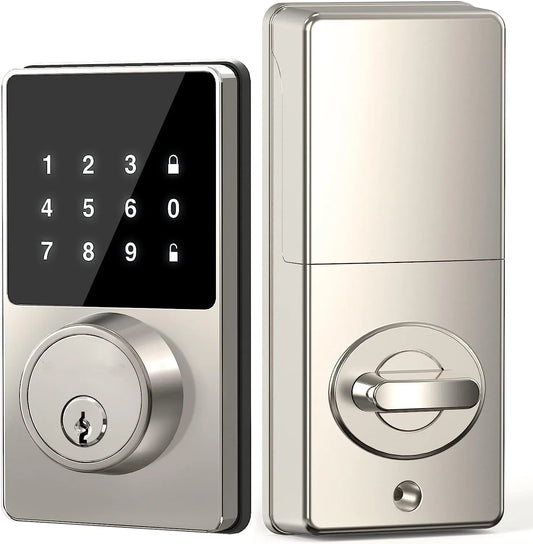 Smart Lock with password, Keyless Entry Door Lock with Touchscreen Keypads