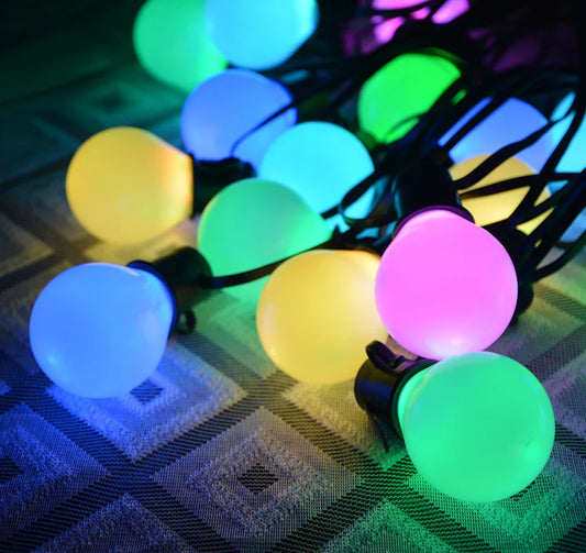 Smart WIFI G40 LED Bulb String Light USB 15M 25 Blubs Fairy Lights