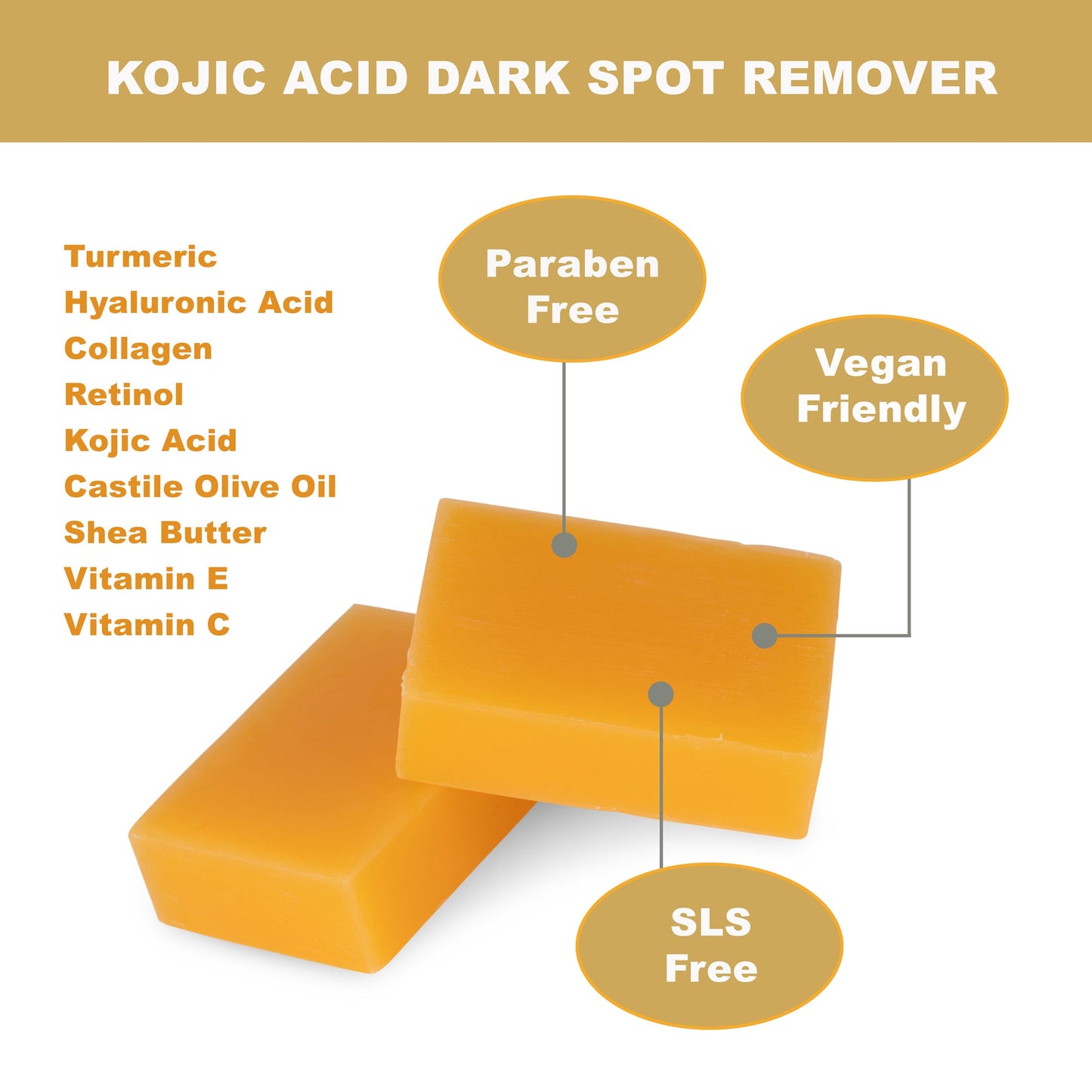 MOSANNE Kojic Acid Dark Spot Remover Soap - 2 pack