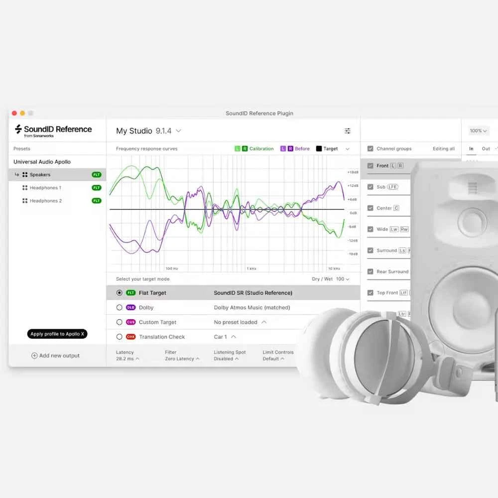 Sonarworks SoundID Reference Apollo Monitor Correction Add-on (Download)