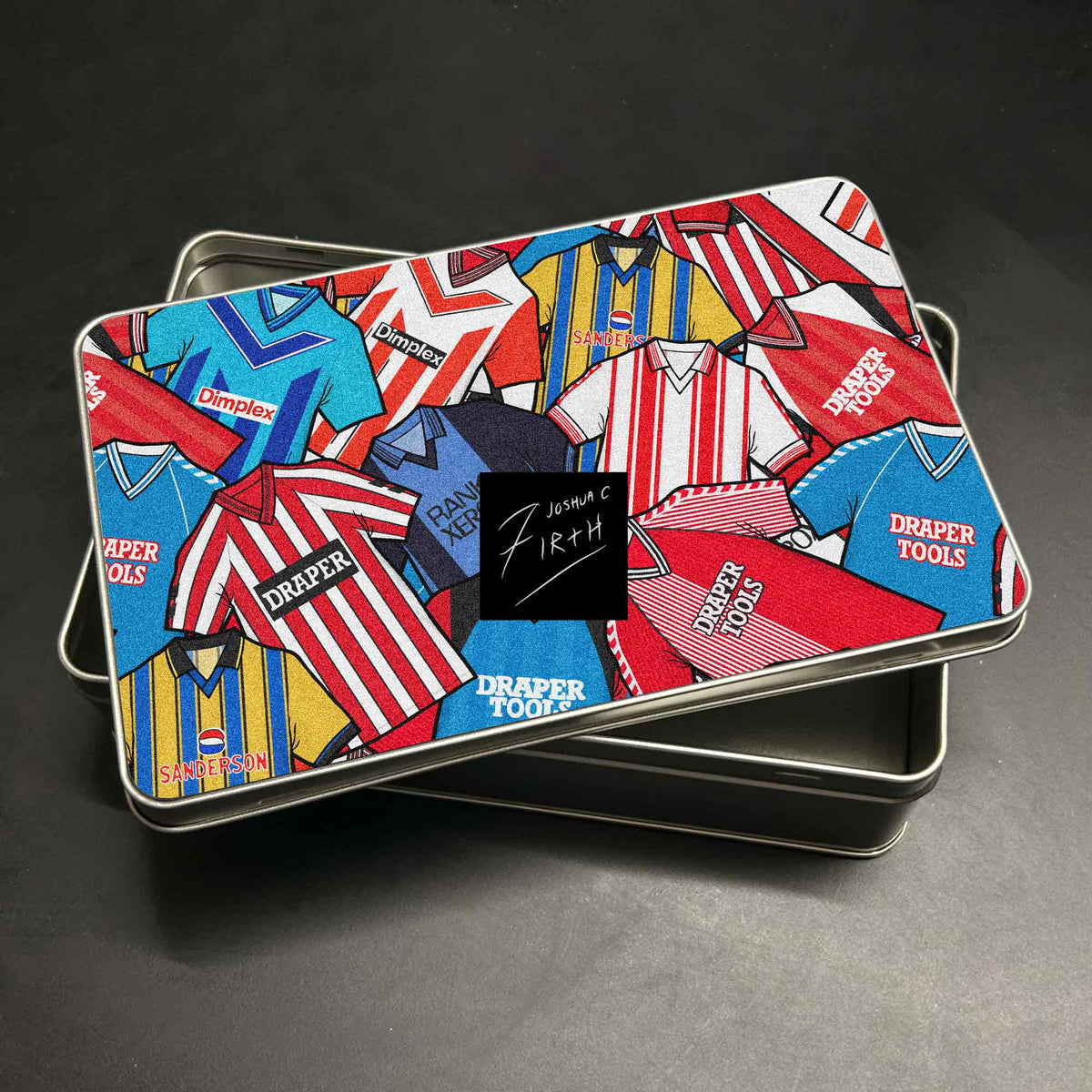 Southampton Inspired Football Retro Shirts Metal Sweets / Biscuit Tin