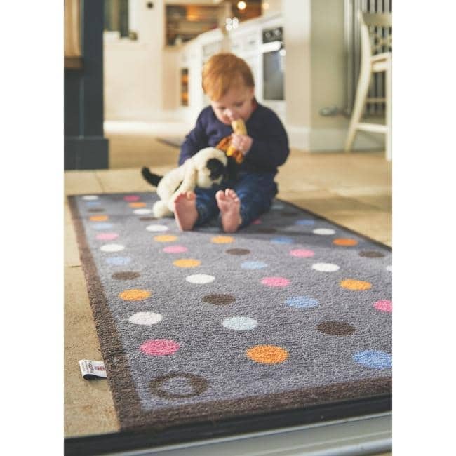 Eco-Friendly Washable Dots Mat and Runner