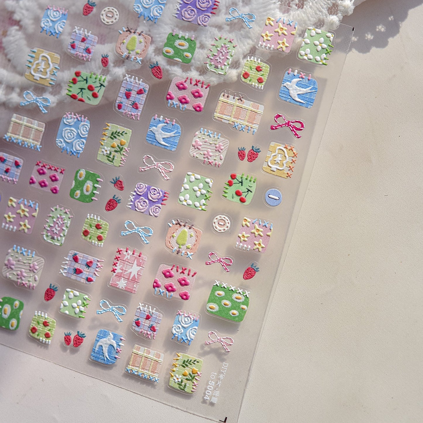 Hello Claws | Spring Patchwork Nail Deco Sticker