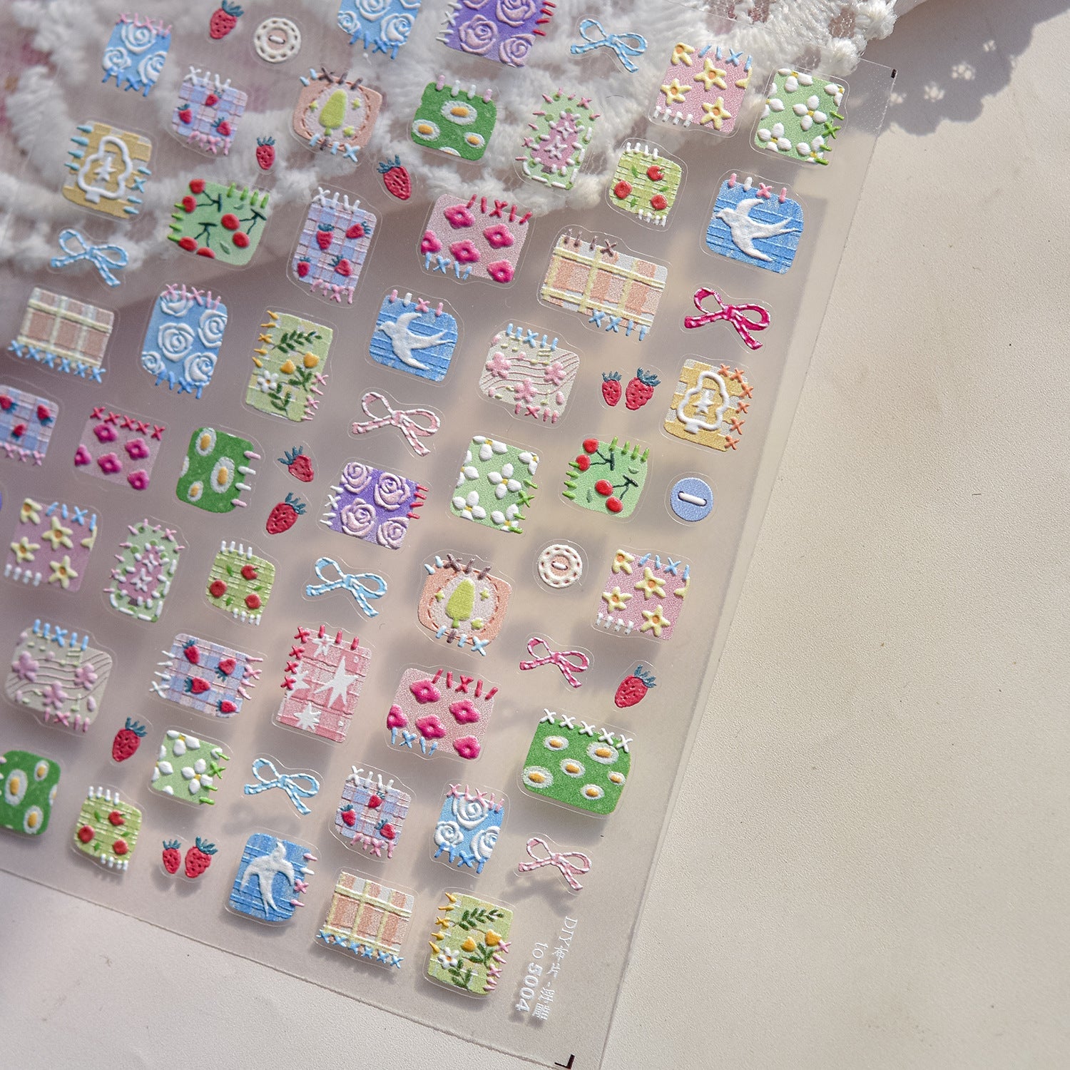 Hello Claws | Spring Patchwork Nail Deco Sticker