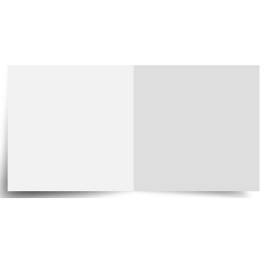 250 x 8"x8" White Card Blank Paper Inserts For Wedding Invites, CardMaking 100gsm