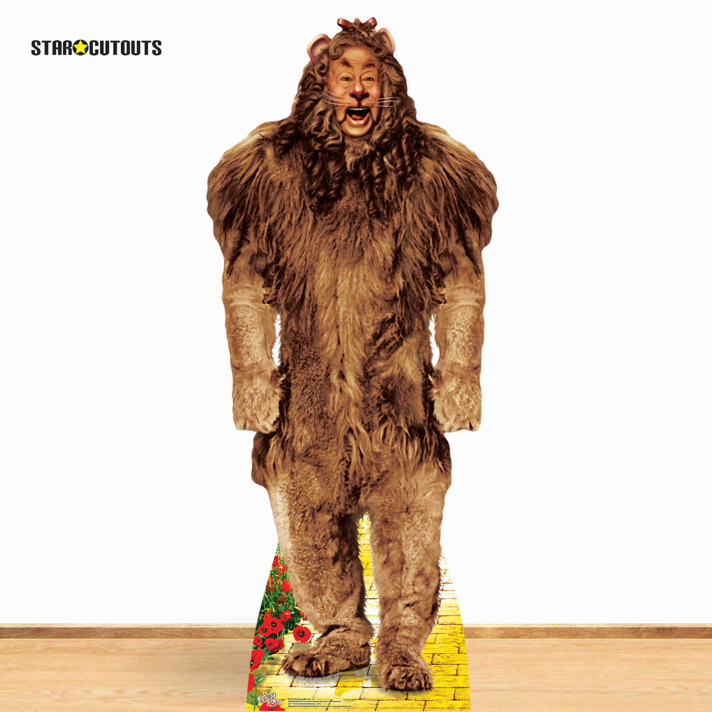SC973 The Cowardly Lion from The Wizard of Oz Cardboard Cut Out Height 164cm