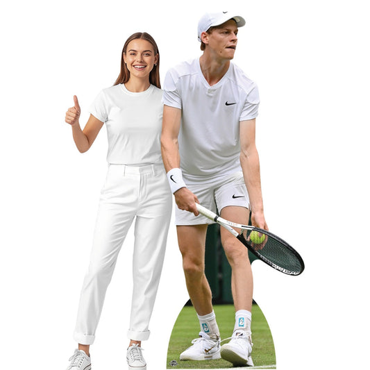 CS1212 Jannik Sinner -Tennis Player Cardboard Cut Out Height 191cm