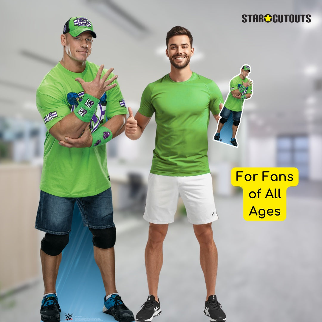 SC1241 John Cena “Live fast, fight hard, no regrets!” Cardboard Cut Out Height 185cm
