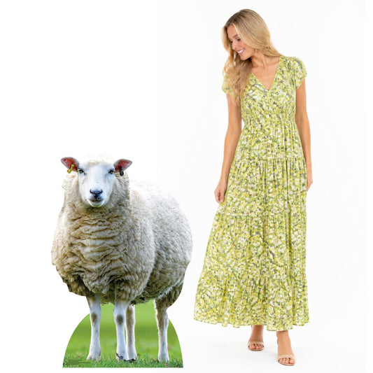 SC4437 Sheep Farm Animal Cardboard Cutout Height 94cm