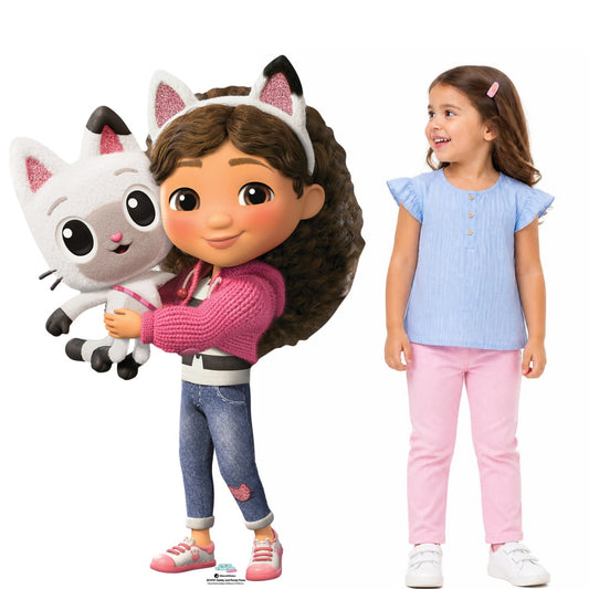 SC4767 Gabby and Pandy Paws Star Mini from Gabby's Dollhouse Movie Cardboard Cutout Height 95cm