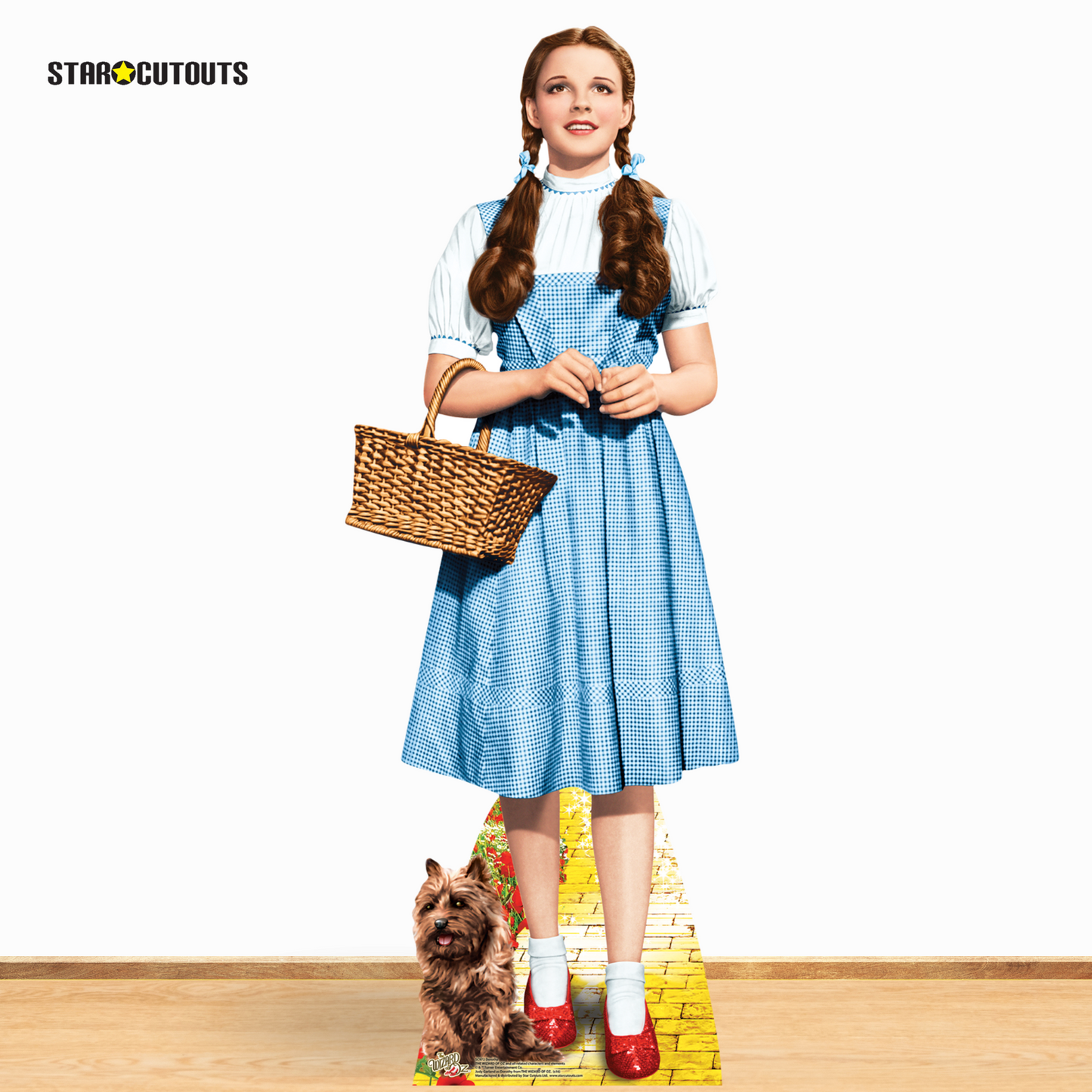 SC972 Dorothy Follow the Yellow Brick Road The Wizard of Oz Cardboard Cut Out Height 148cm