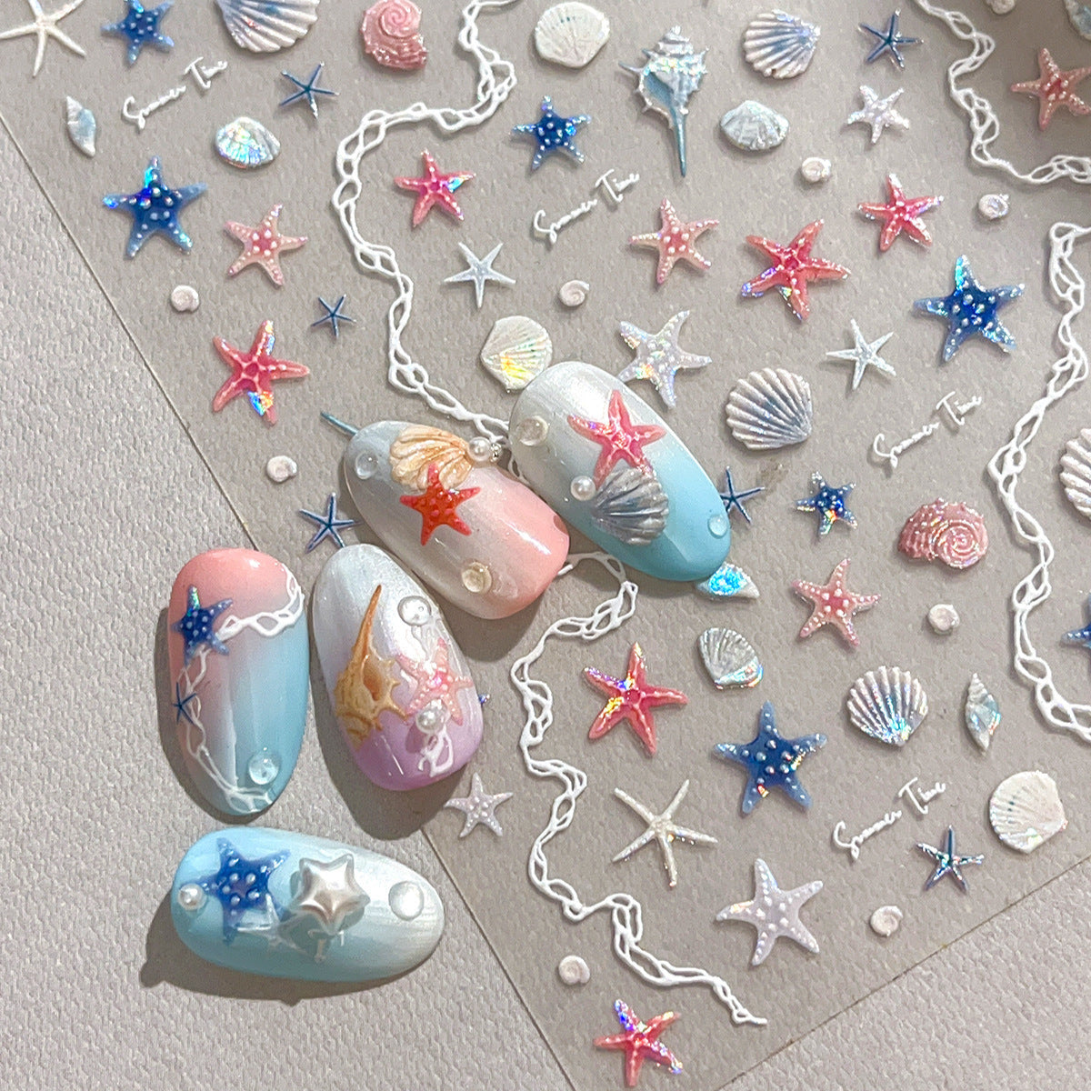 Hello Claws | Star Fish Nail Deco Sticker