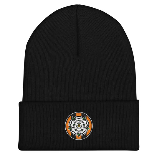 Hull Themed Yorkshire Rose Inspired Cuffed Beanie