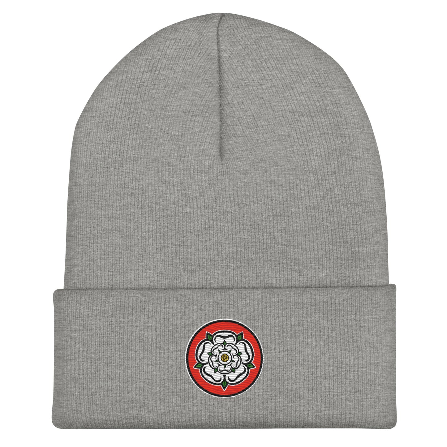 Barnsley Themed Yorkshire Rose Inspired Cuffed Beanie