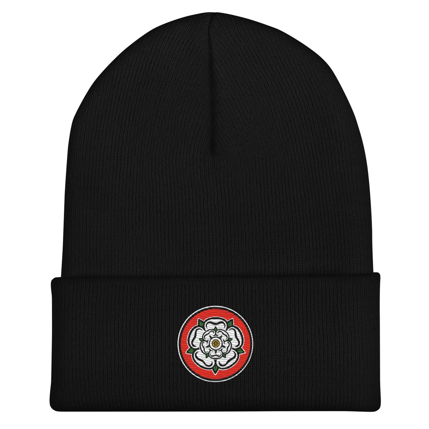 Barnsley Themed Yorkshire Rose Inspired Cuffed Beanie