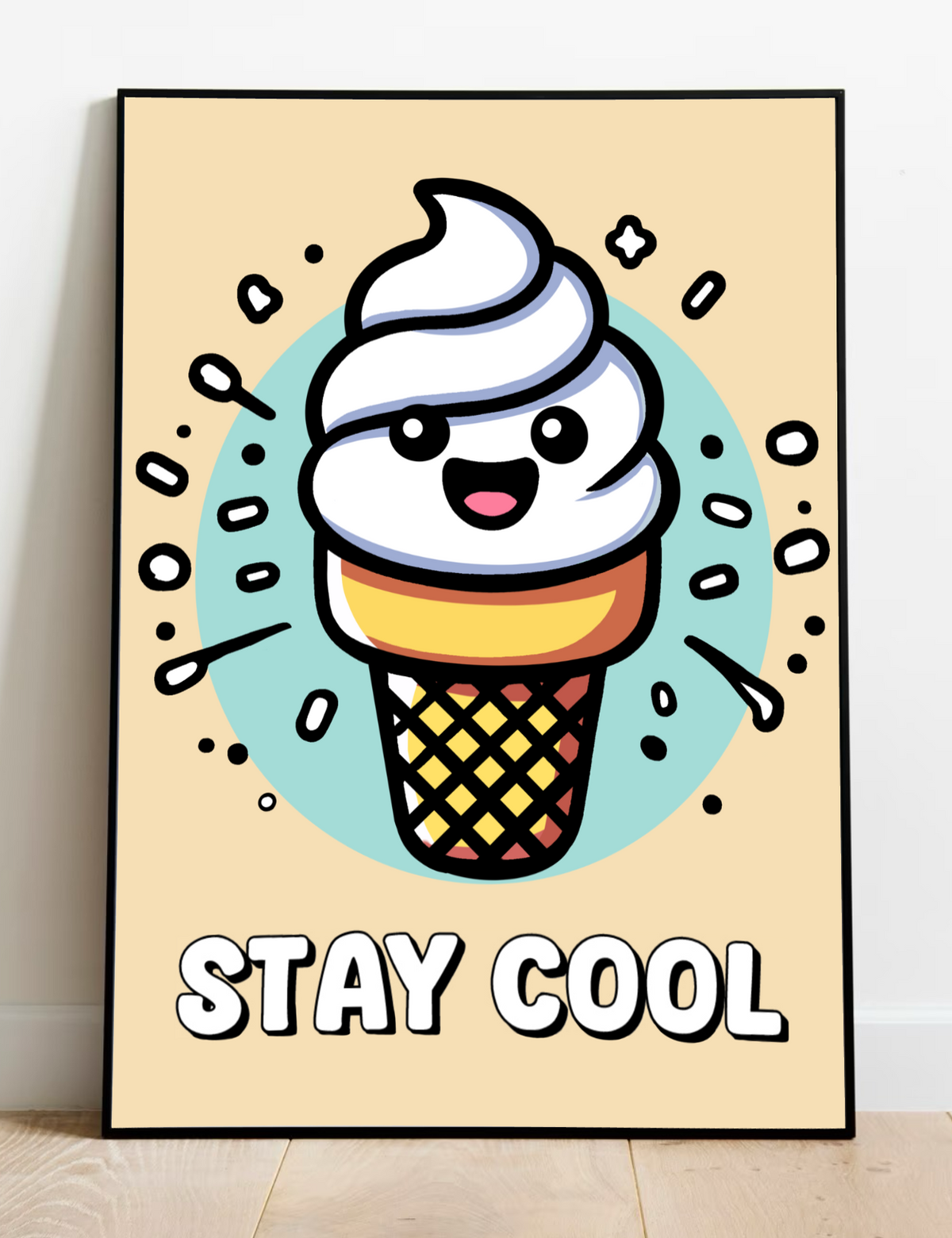 Stay Cool Ice Cream Art Print