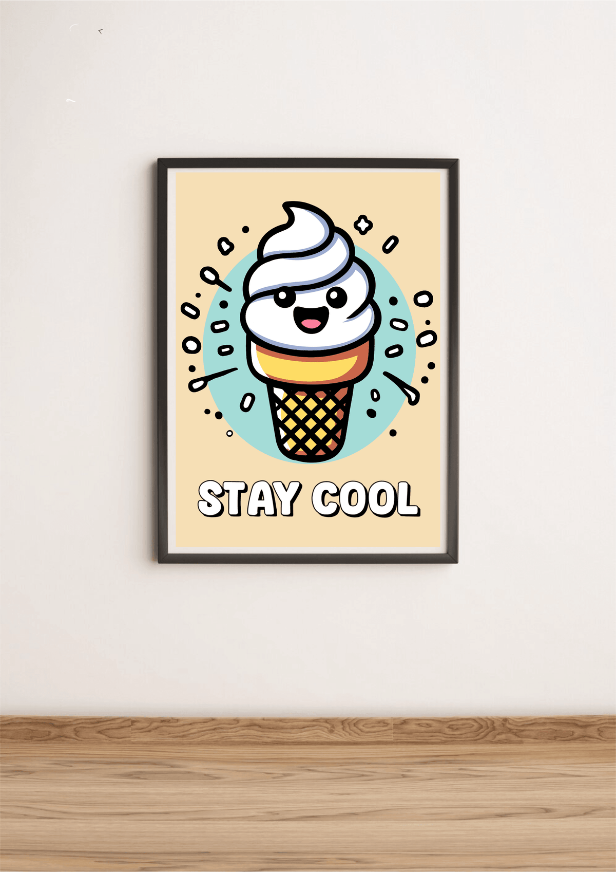 Stay Cool Ice Cream Art Print