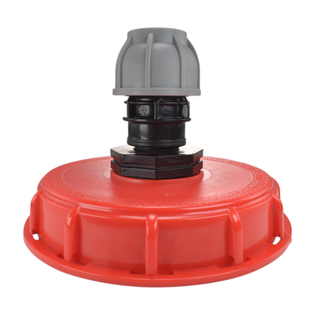 IBC 6-inch Cap Kit with 20mm MDPE Straight