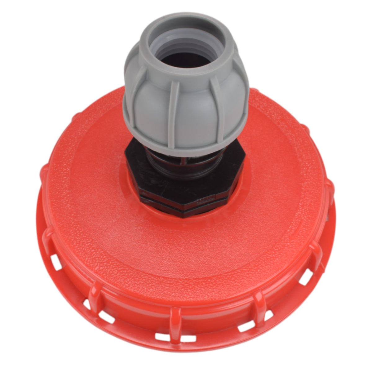 IBC 6-inch Cap Kit with 20mm MDPE Straight