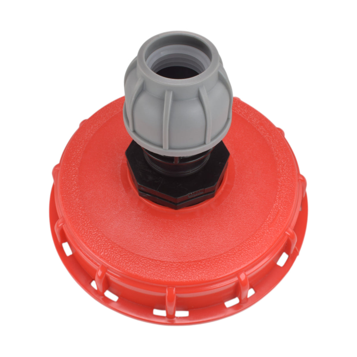 IBC 6-inch Cap Kit with 20mm MDPE Straight