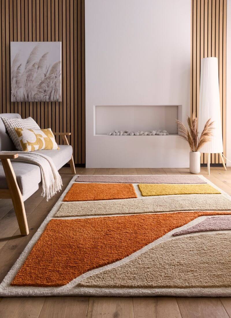 Strata Abstract Rug – Soft Touch Deep Pile