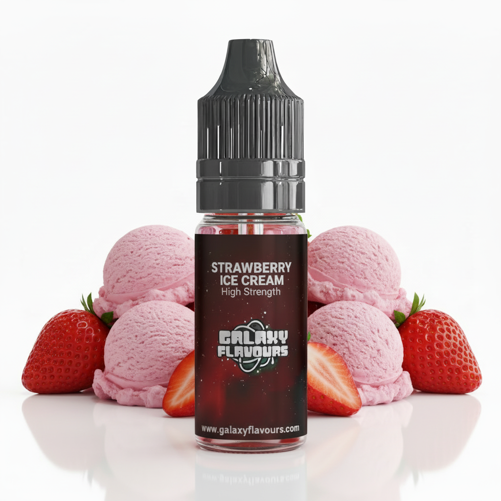 Strawberry Ice Cream Food Flavouring - Professional High Strength - 10ml