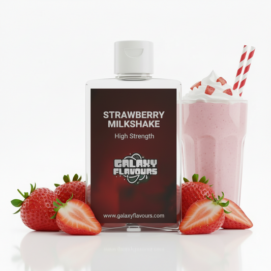 Strawberry Milkshake Food Flavouring Concentrate – Professional High Strength – 250ml