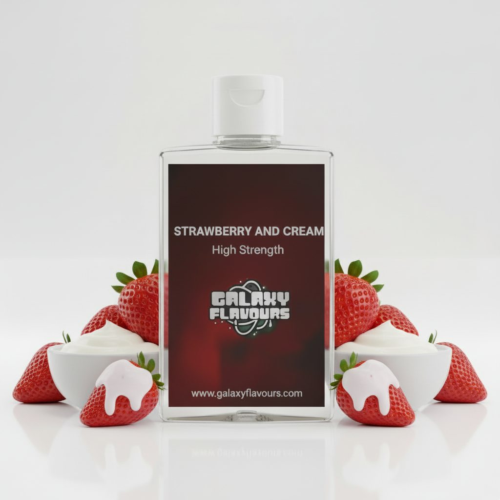 Strawberries and Cream Food Flavouring - Professional High Strength - 250ml