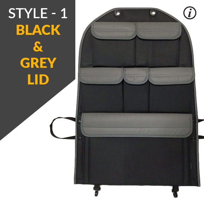 For VW T4 Transporter Campervan Leatherette Captain’s Back Seat Organiser | Van-X