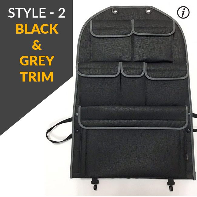 For VW T4 Transporter Campervan Leatherette Captain’s Back Seat Organiser | Van-X