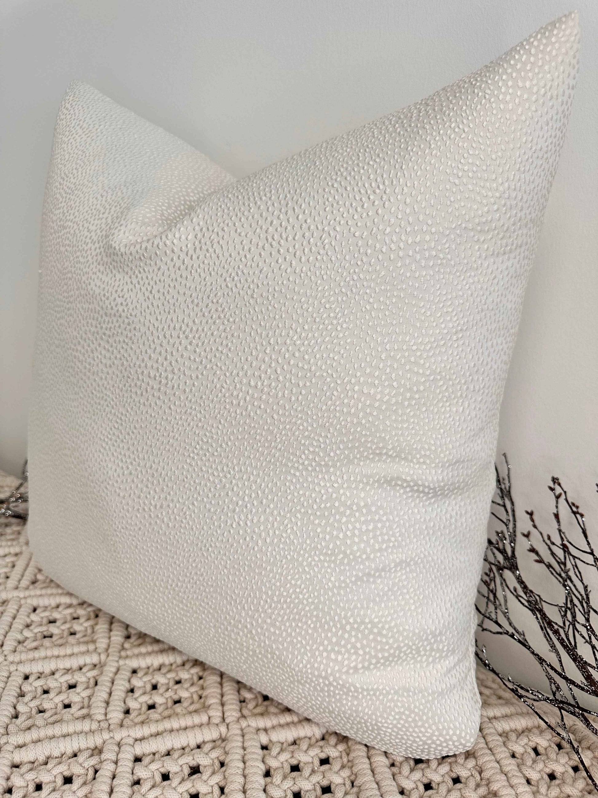 The Couture Cushion - The Ivory Borboletta Style No. 182