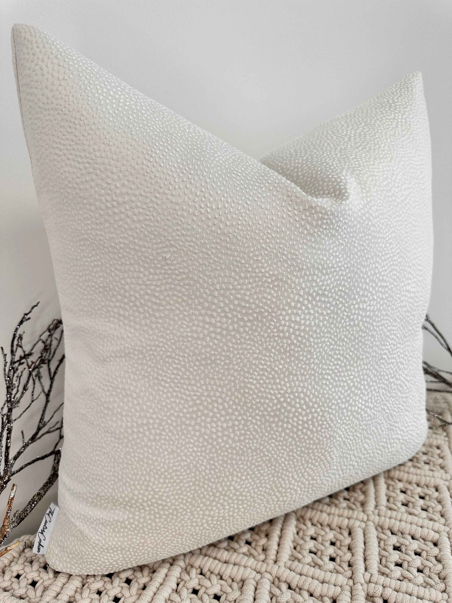 The Couture Cushion - The Ivory Borboletta Style No. 182