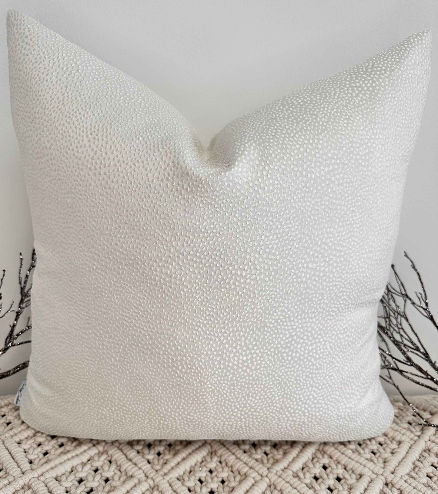The Couture Cushion - The Ivory Borboletta Style No. 182