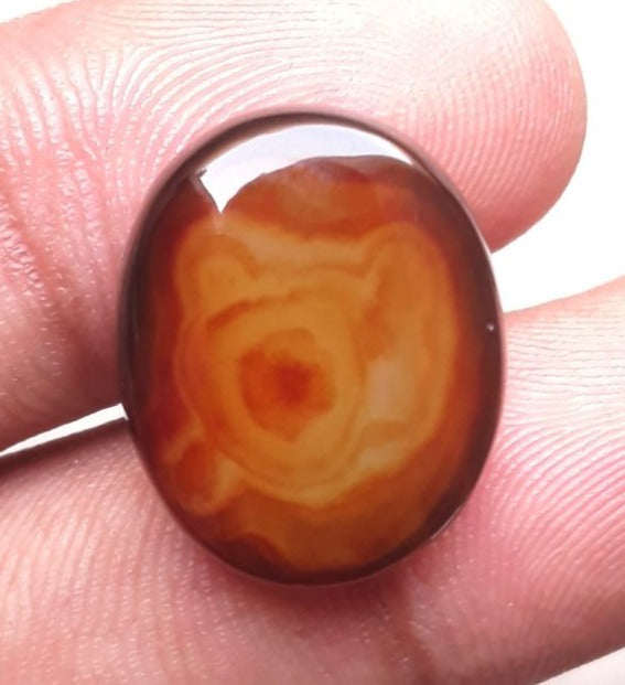 Abstract Agate - Sulaimani Aqeeq - 21x18mm