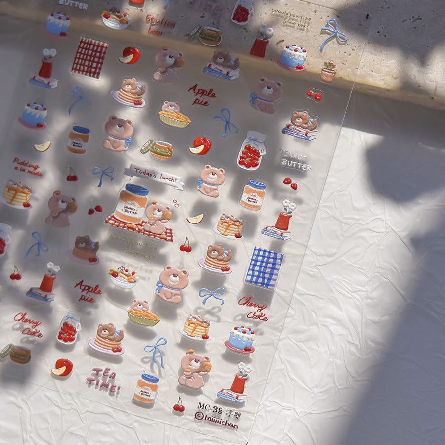 Hello Claws | Puppy Summer Holiday 5D Nail Deco Sticker