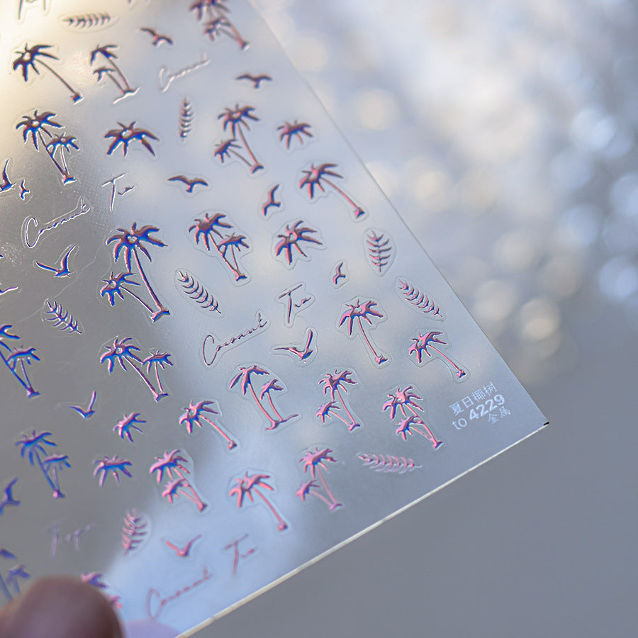 Hello Claws | Summer Palm Tree Nail Deco Sticker