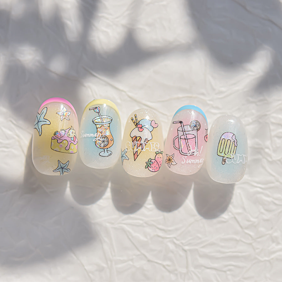 Hello Claws | Summer Beach Nail Deco Sticker