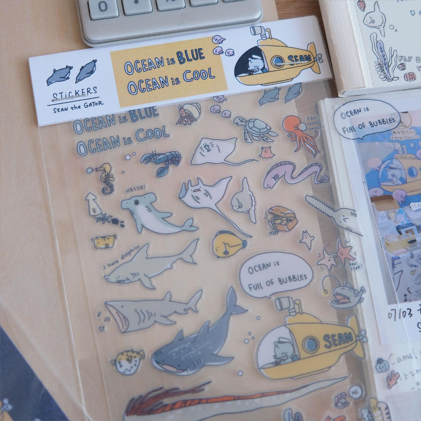 A Gator Life | Summer Ocean Shining Sticker