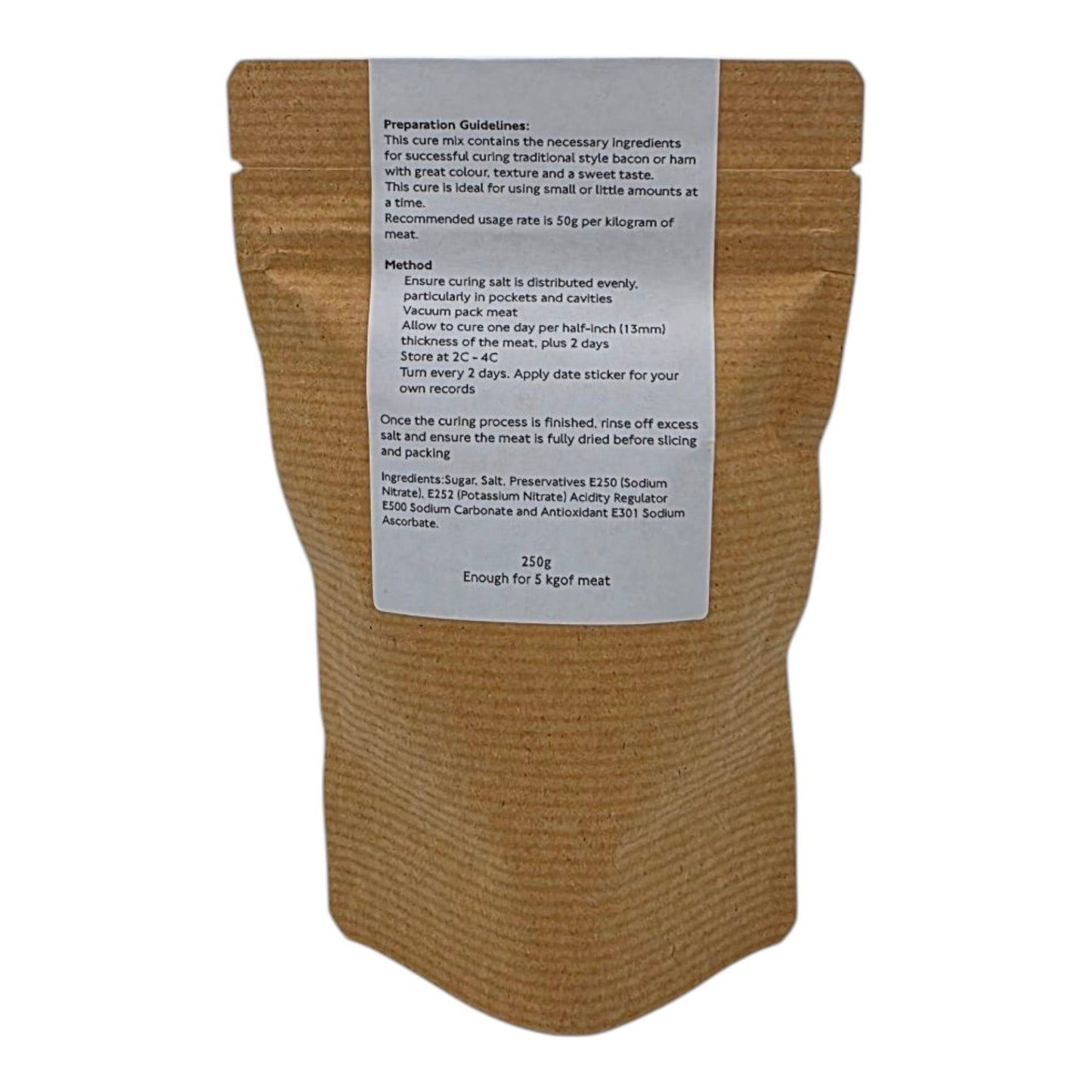 Sweet Bacon Curing Kit for Artisan Bacon Making